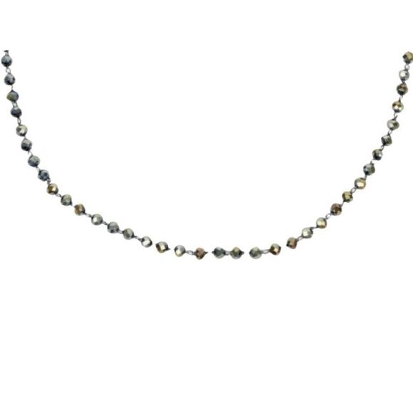 Rhinestone Oil Spill Adjustable Choker Costume Jewelry - Picture 4 of 4